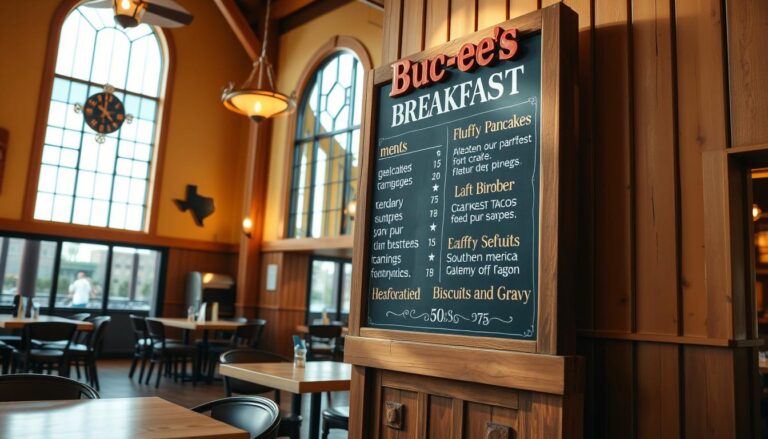 Buc-ee's Breakfast Menu