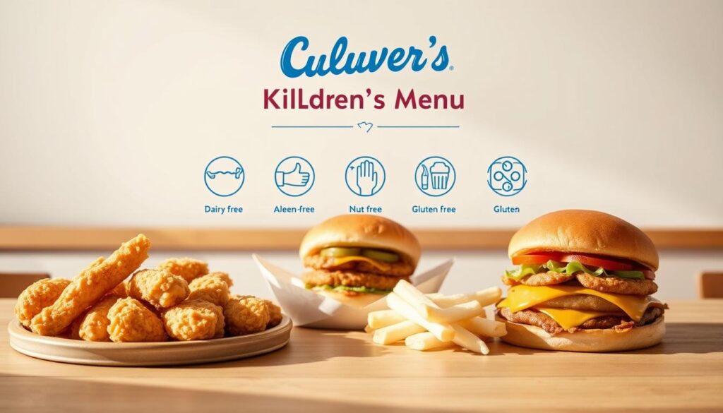Culver's Kids Allergen-Friendly Menu