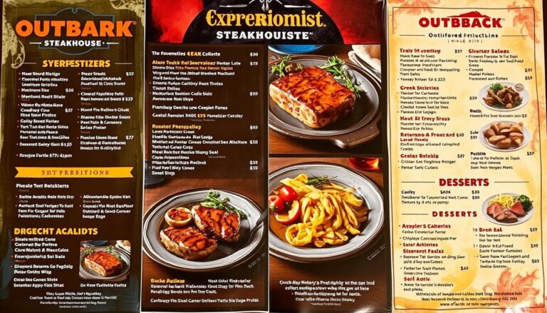 Outback Steakhouse Florence Menu