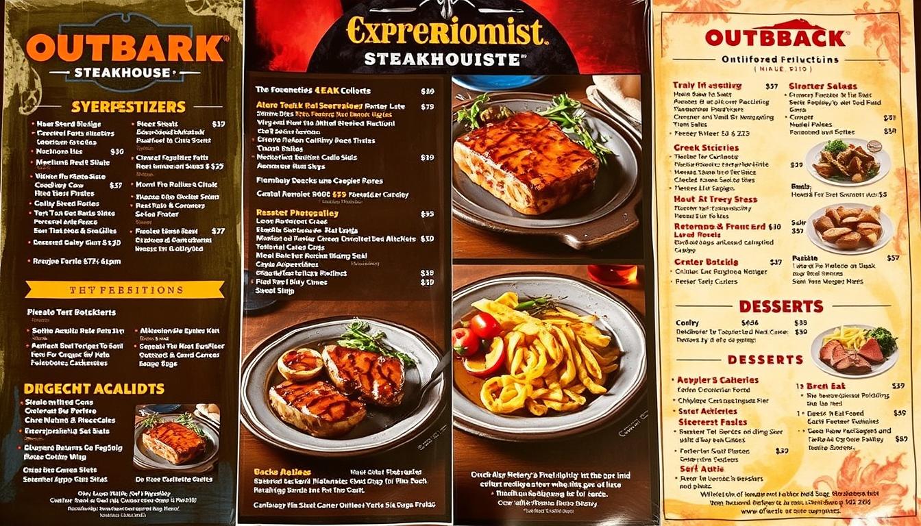 Outback Steakhouse Florence Menu
