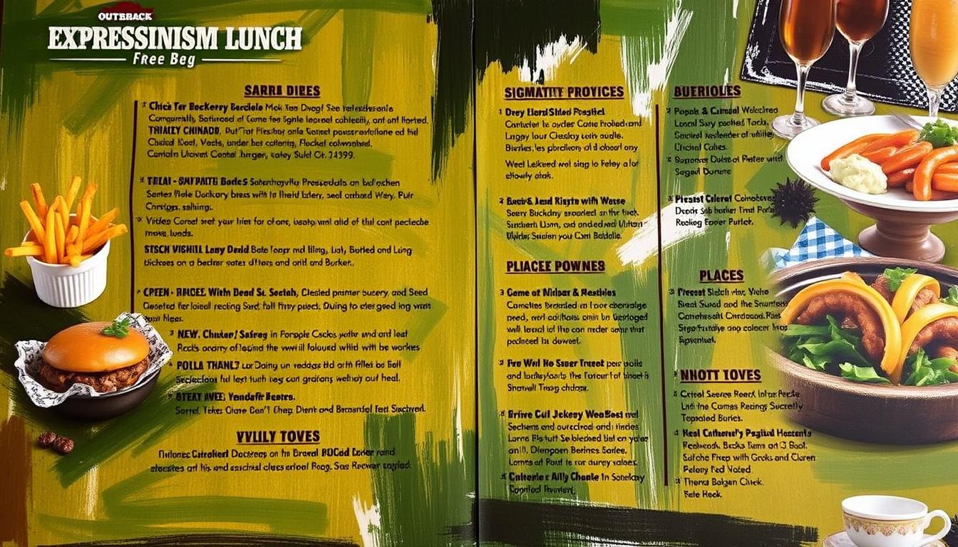 Outback Steakhouse Menu Lunch