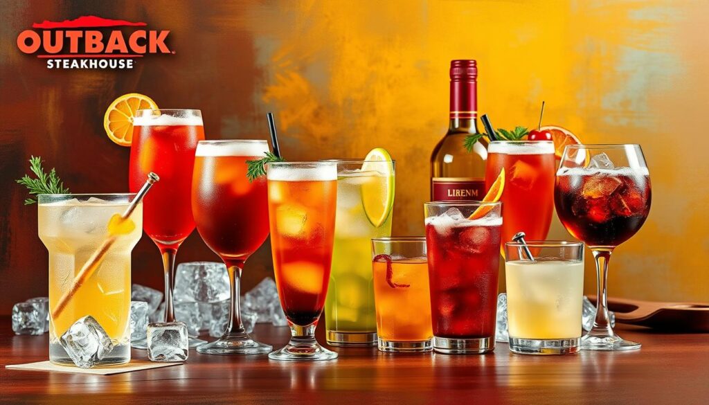 Outback Steakhouse beverage selection