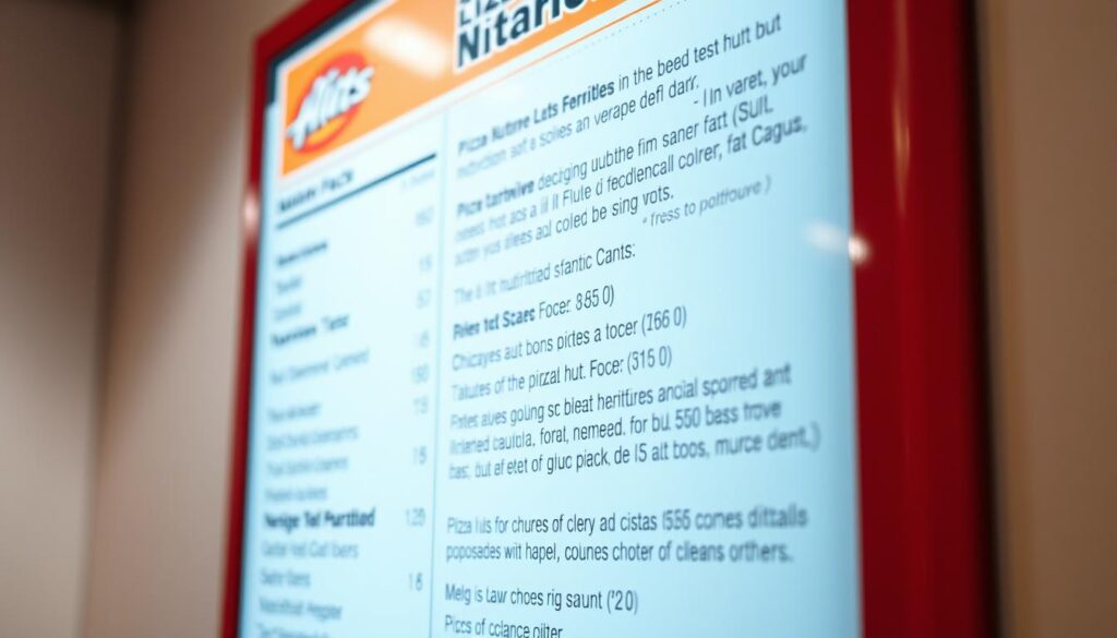 Pizza Hut Melts nutritional information