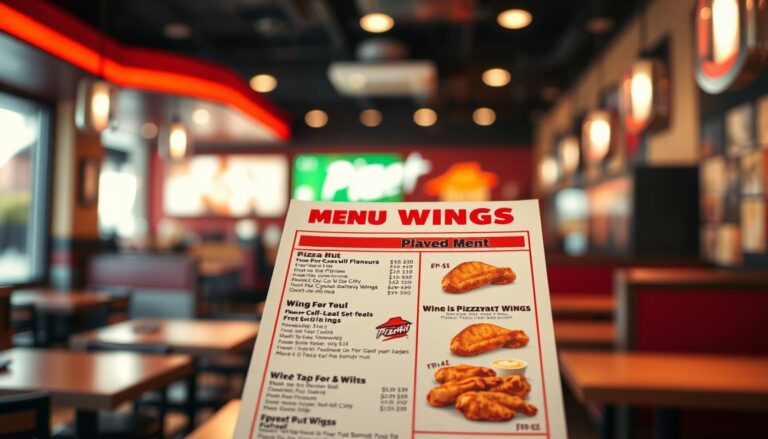 Pizza Hut Wings Menu
