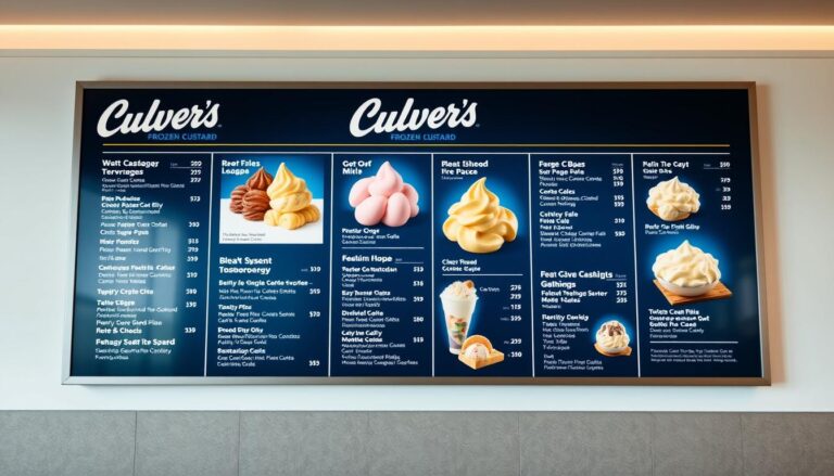 culvers ice cream menu