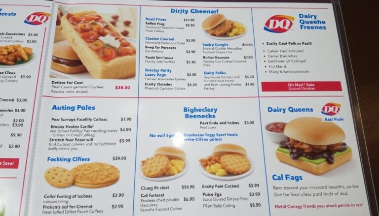 Dairy Queen’s Full Menu with Prices