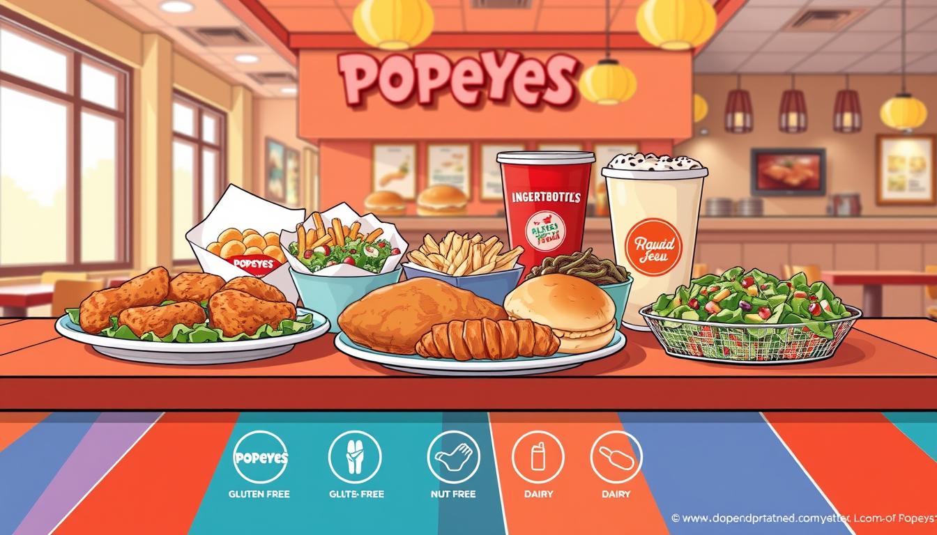 popeyes allergen menu
