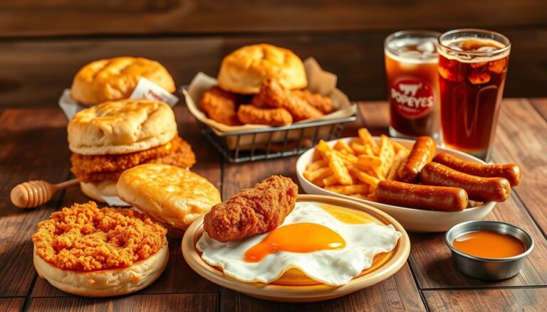 popeyes breakfast menu