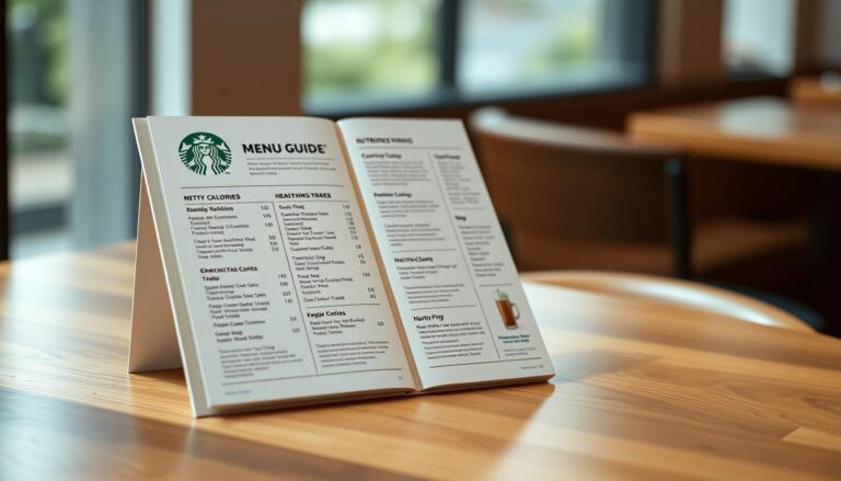 starbucks nutrition menu
