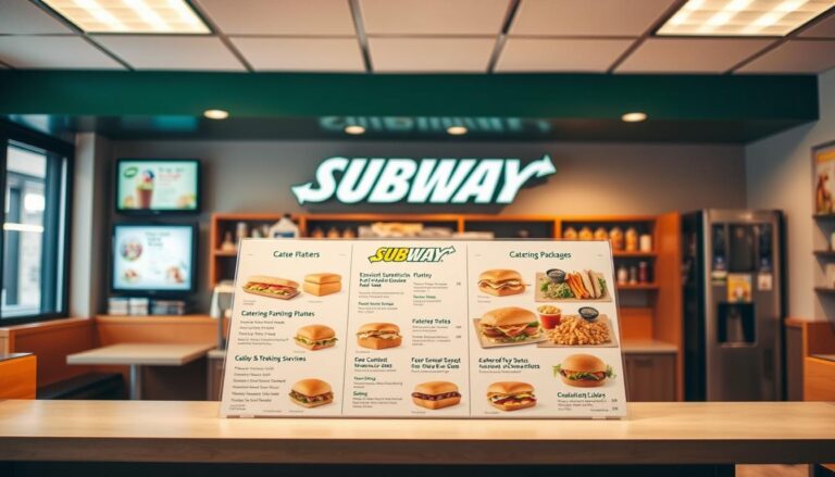 subway catering menu