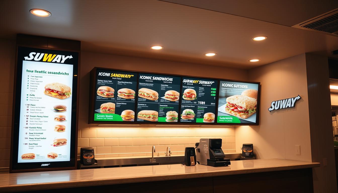 subway classic menu