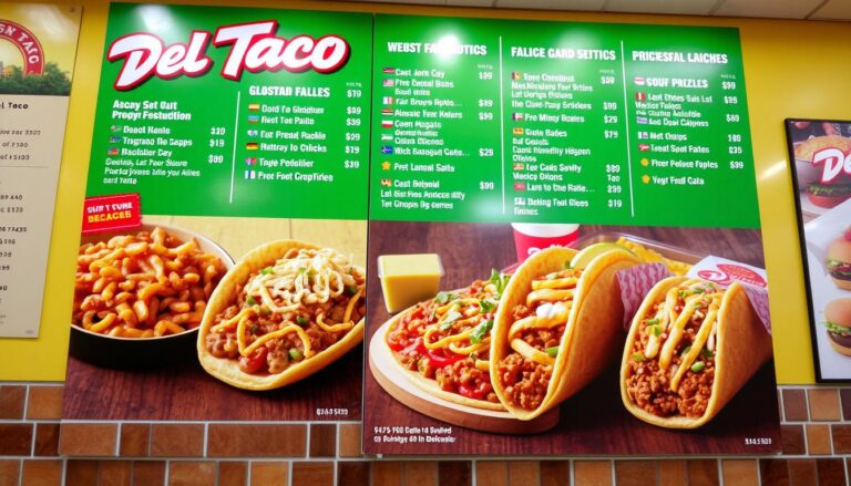 Del Taco Menu With Pictures