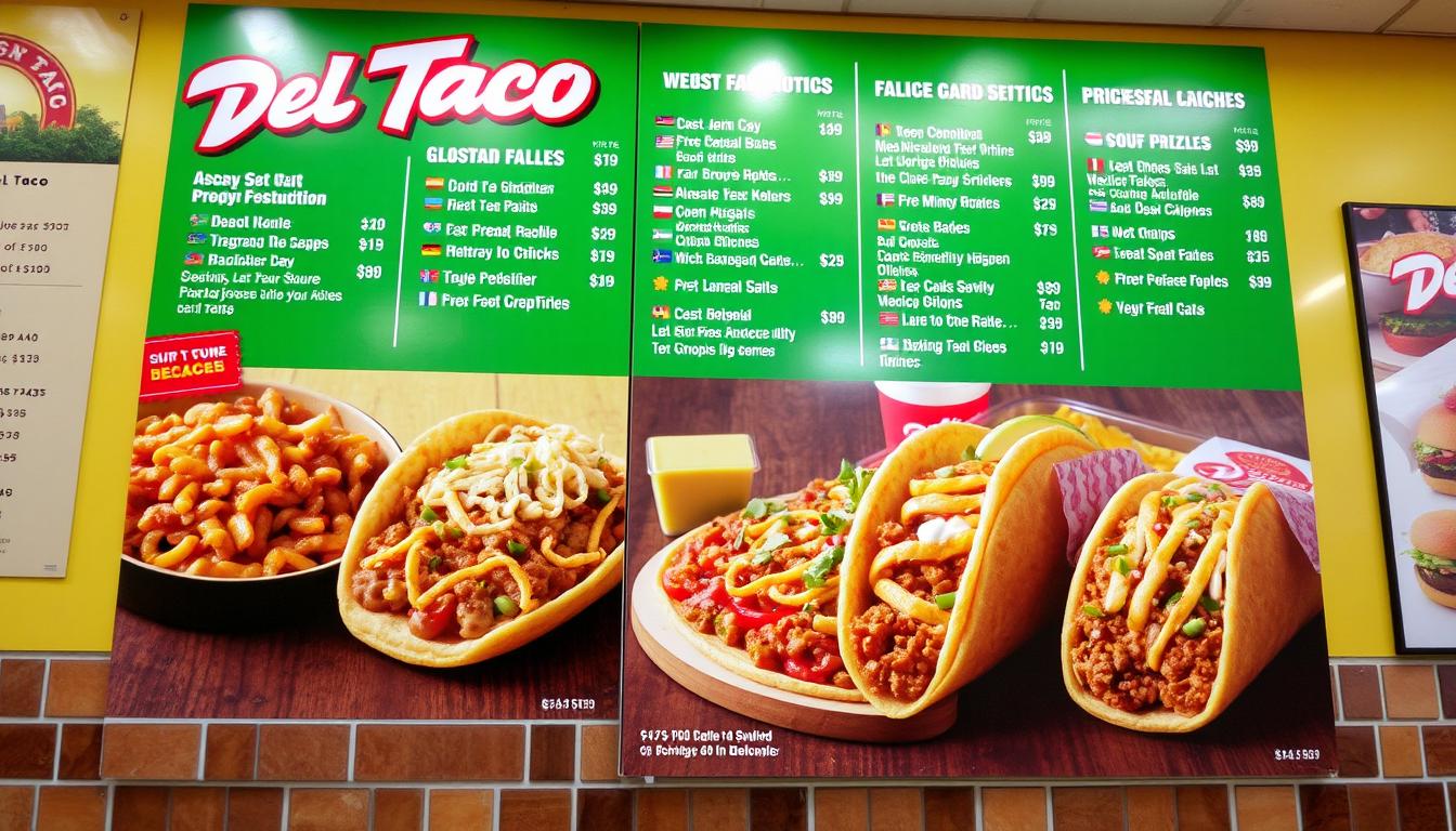 Del Taco Menu With Pictures