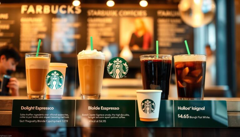 starbucks coffee menu
