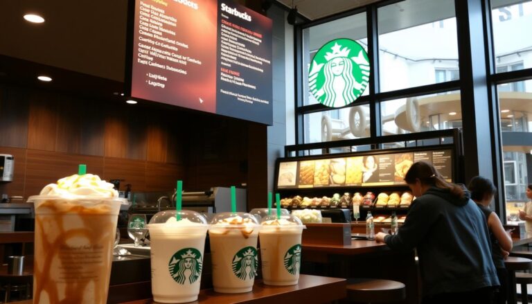 starbucks menu