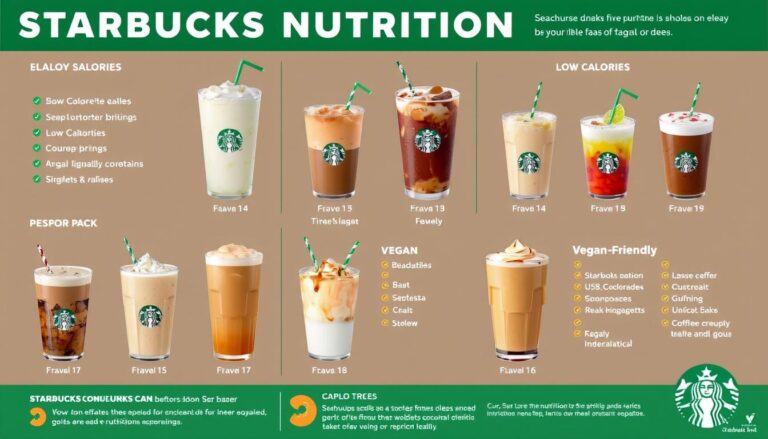 starbucks nutrition menu